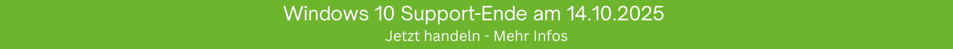 Windows 10 Support-Ende
IT-Hilfe